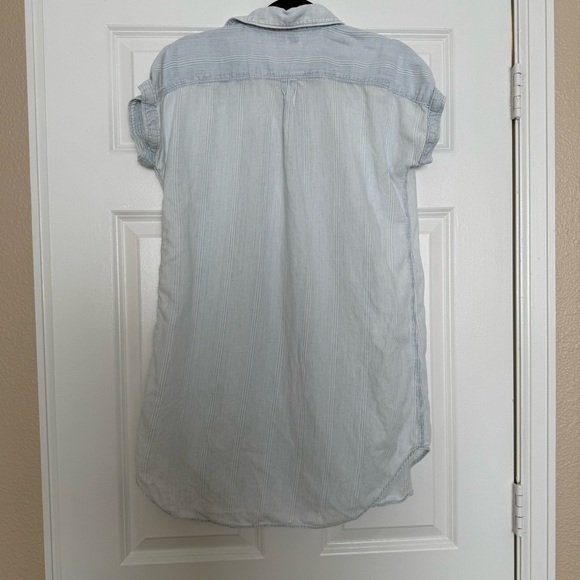 Faherty striped Dress Shift Tunic Organic Cotton Size Small - Picture 2 of 9